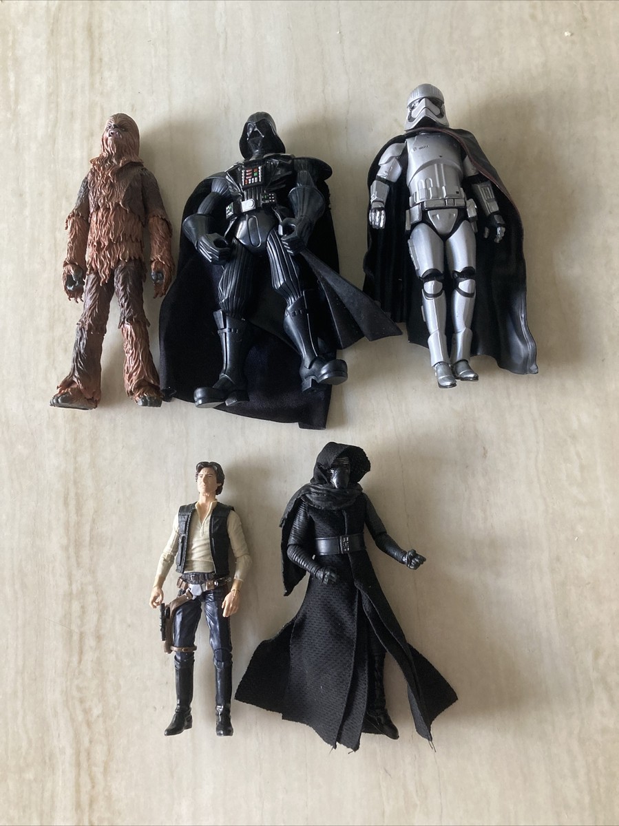 Star Wars The Black Series Darth Vader, Chewbacca, Captain Phase