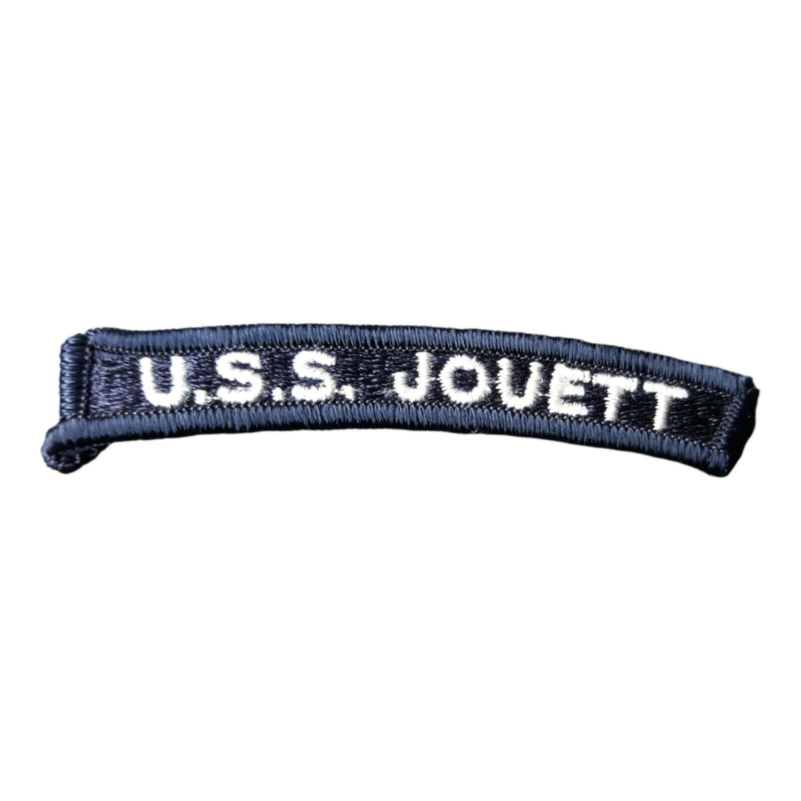 USS Jouett US Navy 3.25" Tab Rocker Ribbon Patch