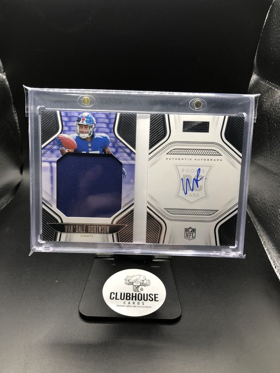 WANDALE ROBINSON 2022 Panini Playbook Rookie Patch Autograph 