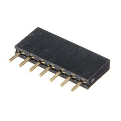 5PCS 2.54mm Header 1x7 Single Row 7P 7Pins Pitch PCB Socket Female