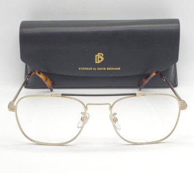 David Beckham DB 1016 J5G Golden Aviator Frame Only Eyeglasses
