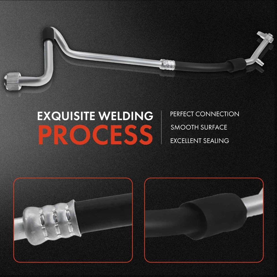 Mangueira de linha de sucção AC para Chevrolet Malibu 1997-2003 Oldsmobile Cutlass Pontiac - Imagem 4 de 4