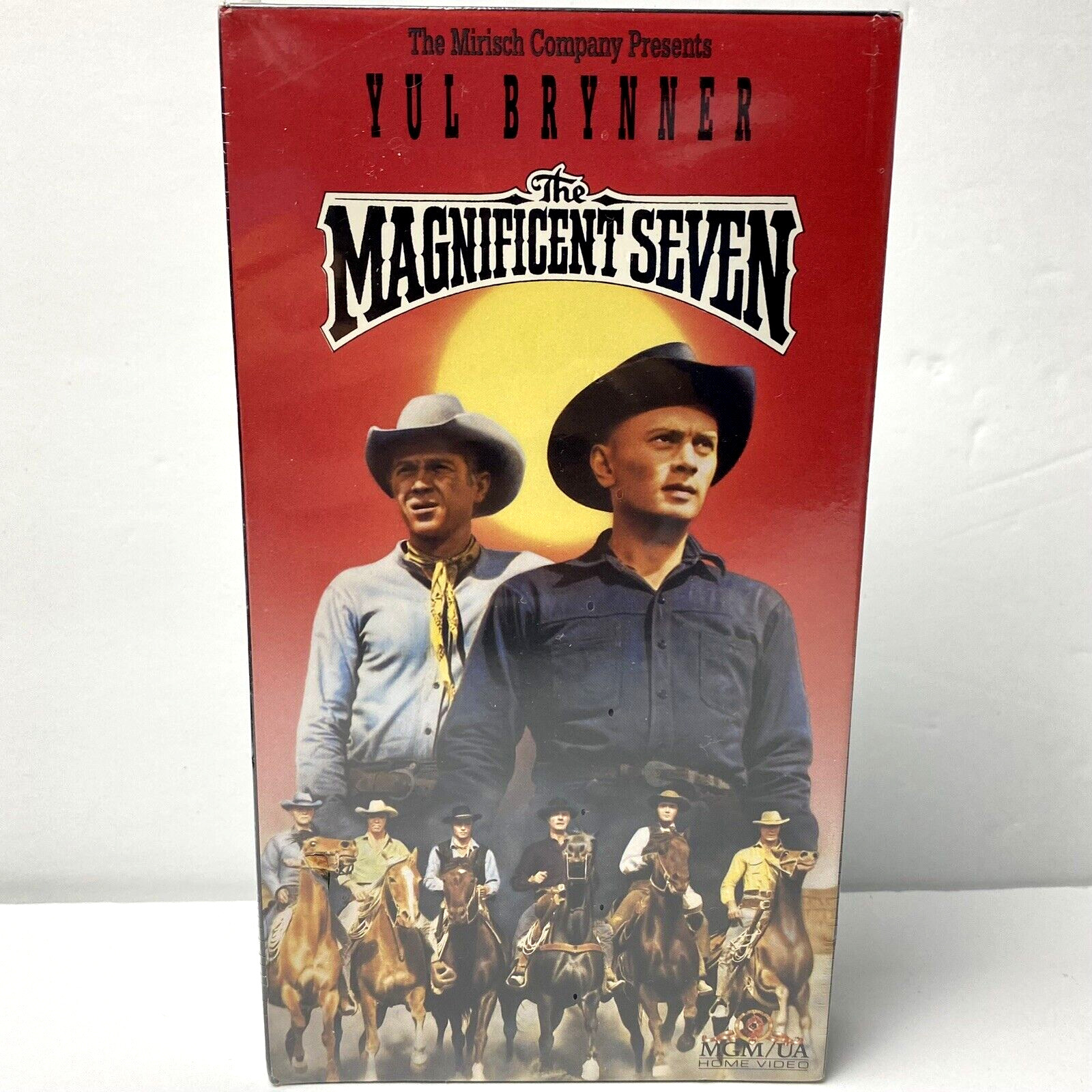 The Magnificent Seven VHS 1960 Yul Brynner Steve McQueen MGM/UA Brand New Sealed