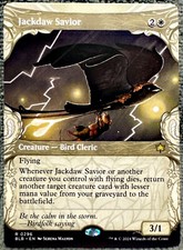 MTG Bloomburrow FOIL Jackdaw Savior 0296 Showcase Rare BLB