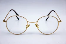 Ottoto Waterloo Gold Round Eyeglasses Frames 35-000418 53-20-140