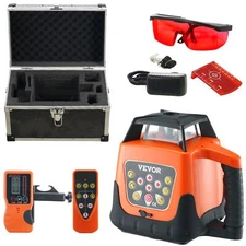 Laser Level, 1650ft, 360 Degree Self Leveling Red Cross Line Laser, 5 Speeds