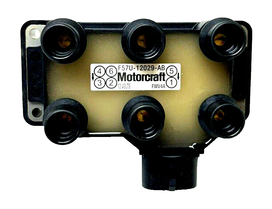 Conjunto de bobina de encendido F57Z-12029-B OEM Motorcraft 1995-2000 Ford Ranger 3,0 L Foto 2 de 4