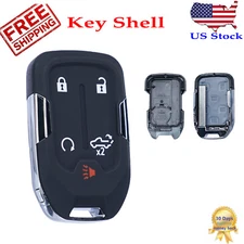 FOR 2019 2020 2021 2022 CHEVROLET SILVERADO 5BUTTON REMOTE KEY FOB CASE SHELL