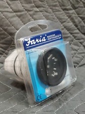 New Faria Beede Marine Instruments Boat Mercury Trim Gauge Black 2 in. 12828 USA
