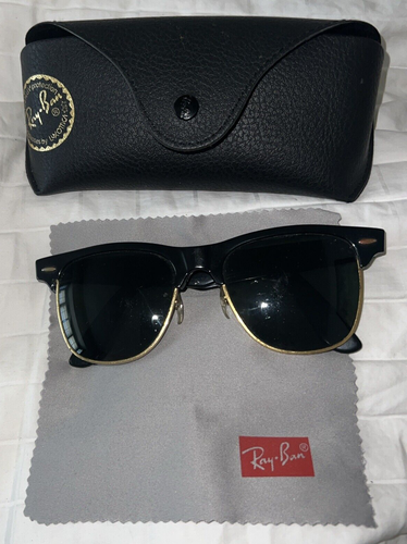 VINTAGE RAY BAN WAYFARER MAX BAUSCH &L SUNGLASSES W/CASE & CLOTH