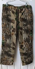 Vintage Duxbak Mens Pants Realtree Camouflage Hunting Lined Outdoor E