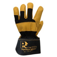 Predator By Ron Signature Hide Rigger Work Gloves! Top Quality Hide Leather