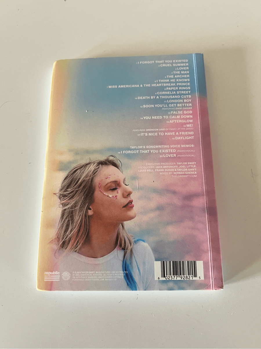 Taylor Swift Lover Deluxe Album Version 3 Journal and CD Taylor Swift Lover Deluxe Album Version 3 Journal and CD