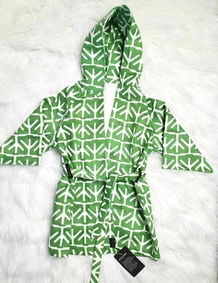 Little Scandi Girls Lightweight Coat Jacket Green White Size Small NWT
