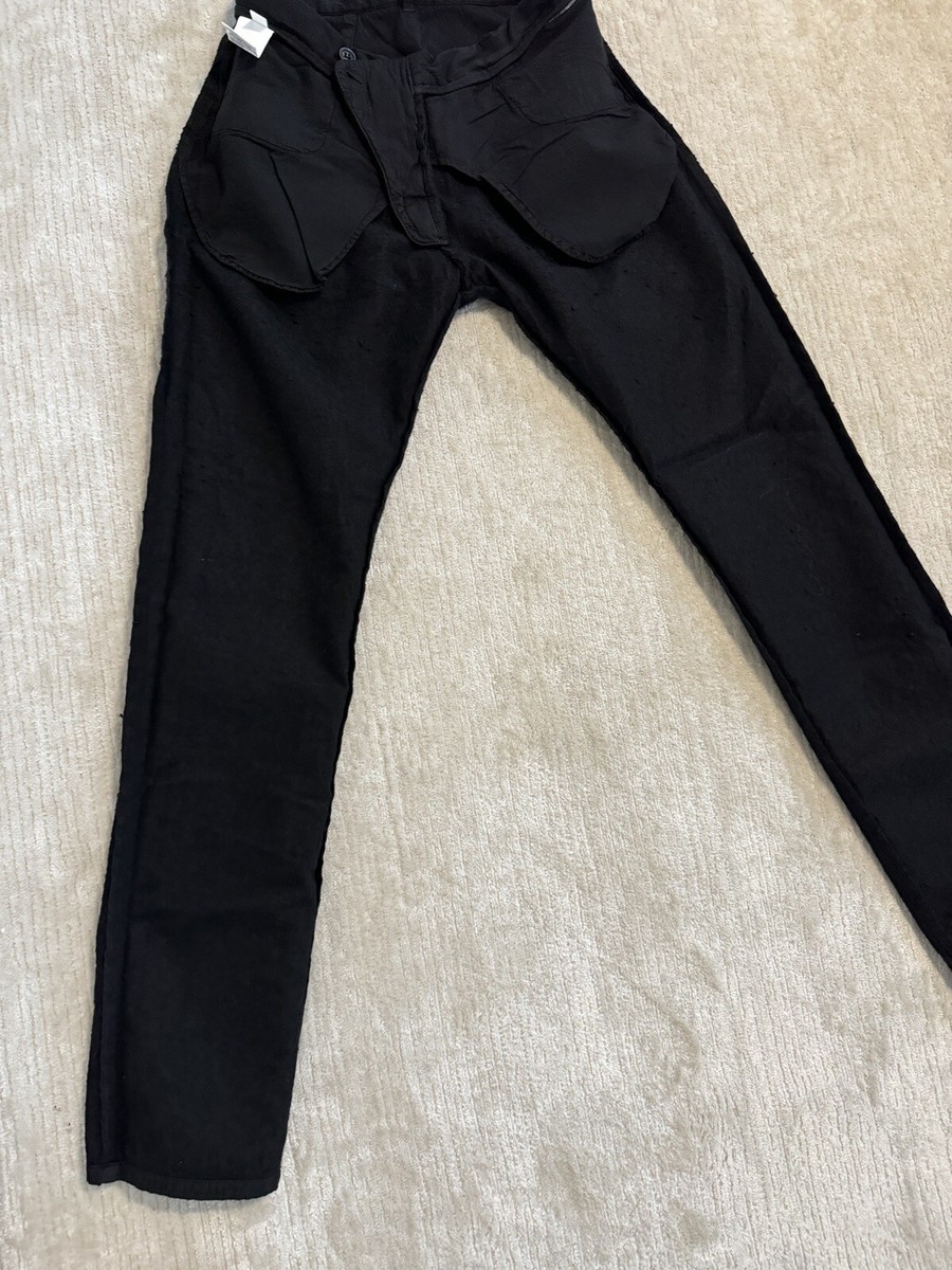 パンツ SILENT by Damir Doma Paper Rain Pants Damir-Doma-M-Black-Zip-Cotton-