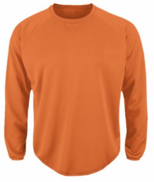 majestic long sleeve home plate tech fleece shirt