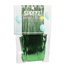 Spritz Fringe Party Backdrop - Green - 3  x 8  NEW