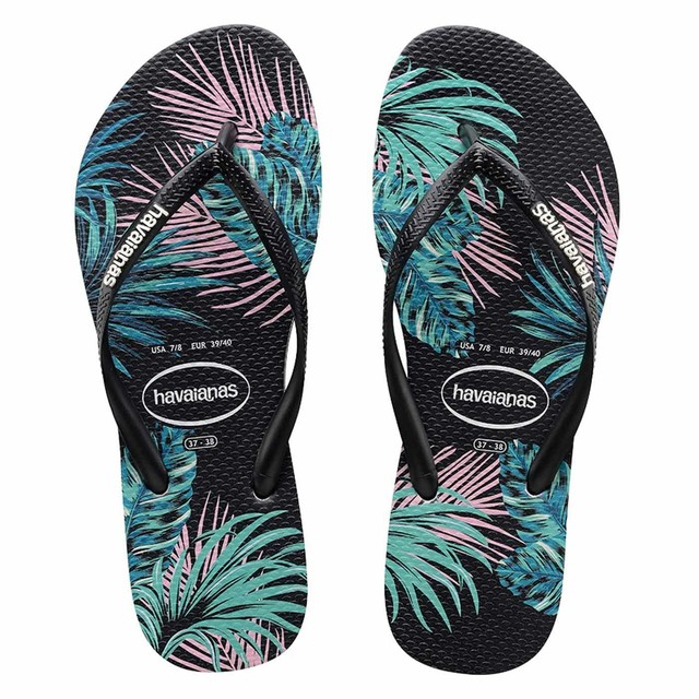 Havaianas Women Girl Slim Tropical Flip Flops Thong Sandals Summer Shoes | eBay