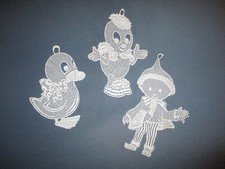 3 DDR Kinder Fensterbilder &ldquo; Sandmann , Pittiplatsch & Schnattchen