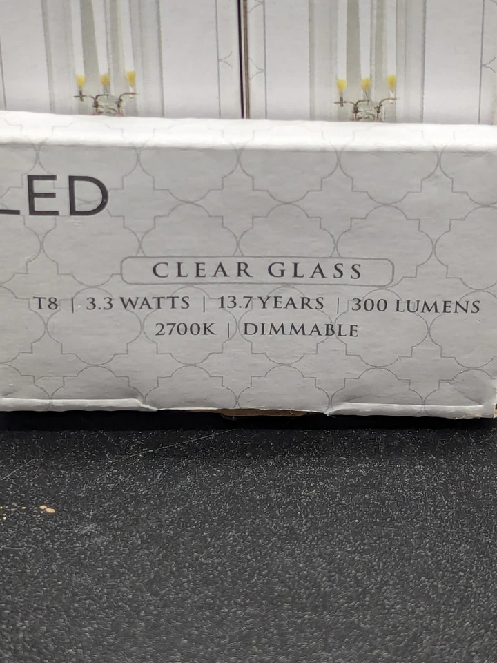 FEIT Electric 3.3 Watt Replaces 40 W Clear T8 Base LED Bulbs Dimmable [4 Pack] - Image 2 of 3