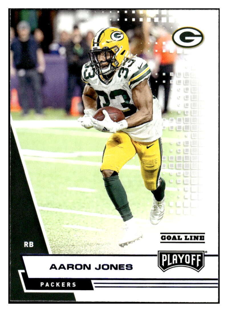 AARON JONES 2020 Panini Playoff Goal Line #160 NFL Packers  ID:67274