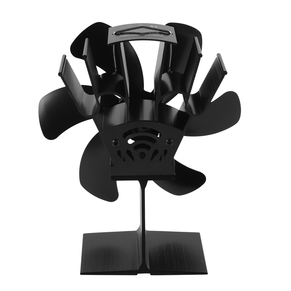 6Blade Stove Fan Wood Stove Fan Fireplace Fan Heat Powered Fireplace Fan Eco US eBay