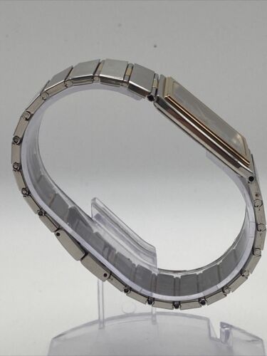 Seiko Dolce Vintage Uhr Gold Plated Dial/Bezel Silver Band 9521-5010 Japan - Bild 4 von 12