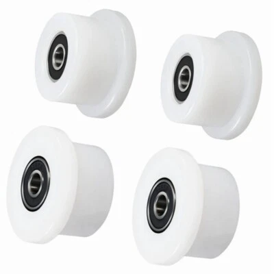 WALDENLIFE 4 PCS MACHINED WHEELS/ROLLERS FOR TOTAL GYM FOR 1000 1100 1400 1500 1700 W