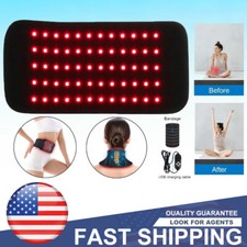 Red light near-infrared therapy waist pack belt for pain relief 660nm  850nm