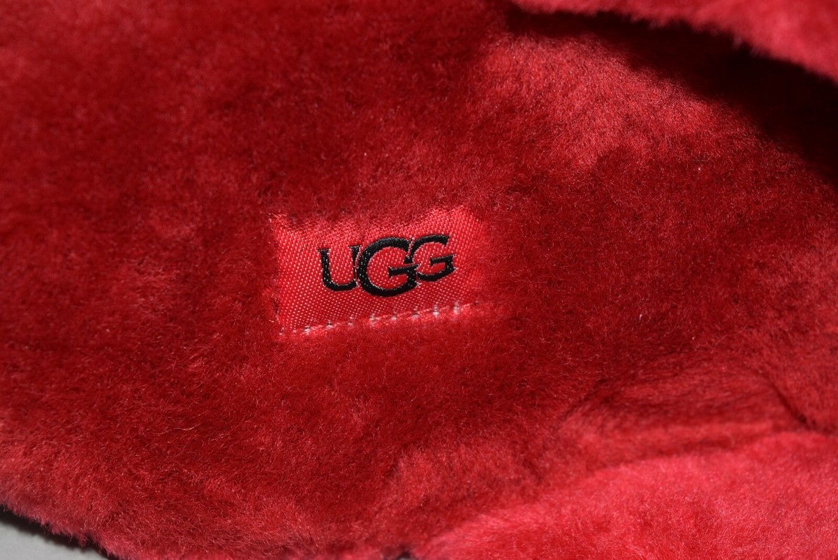 UGG FLUFF YOU SAMBA RED SLIPPERS SIZE 10 UGG Fluff You Samba Red Unisex - Shopping4Africa main image 4