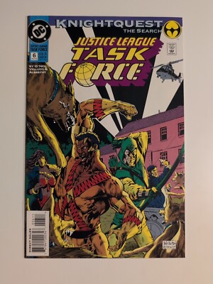 Justice League Task Force #6 DC Comics 1993 Nice!