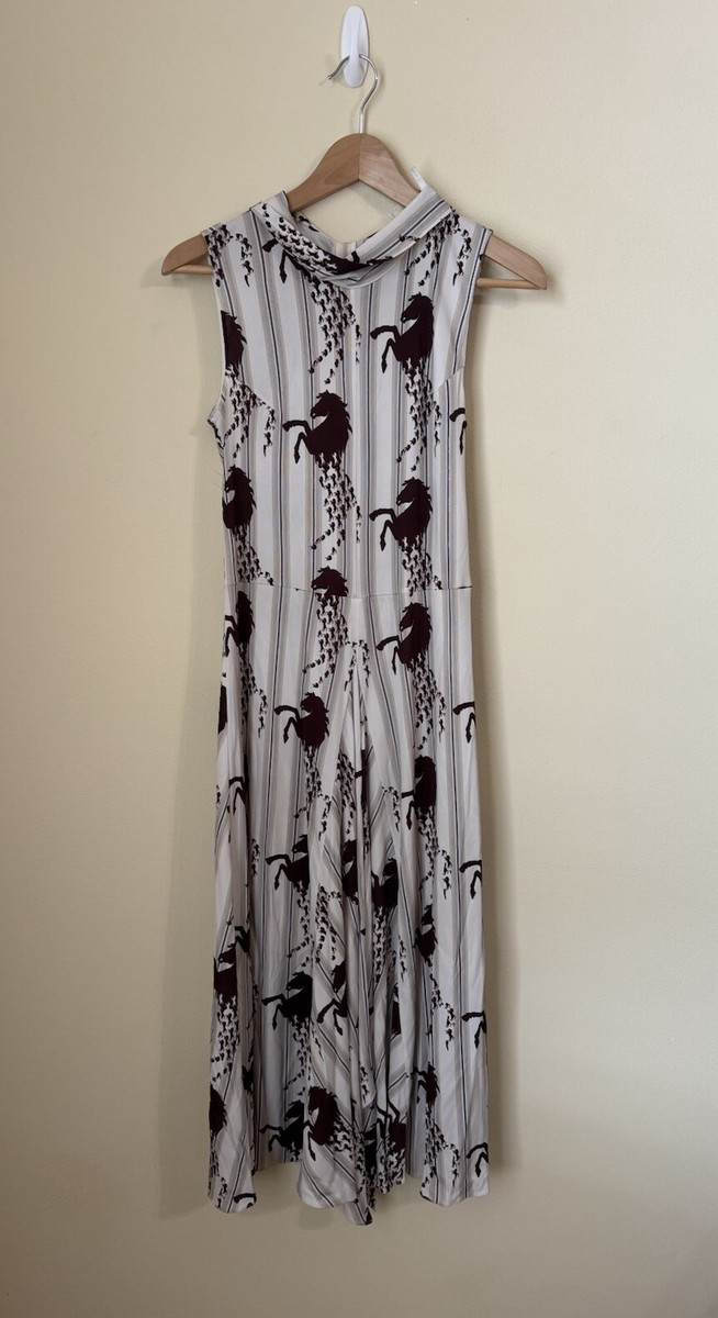 ボ*コ様 soor ploom Dunes Dress Horse PrintM Soor Ploom Dunes Dress, Horse Print, Morel — AVION Clothier
