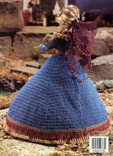 Jacqueline of France 11 1/2' Fashion Doll Crochet Leaflet 972514 Needlecraft - Picture 2 of 2