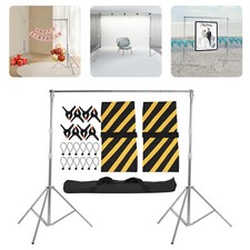 PHOTOGRAPHY BACKGROUND STAND SUPPORT HOLDER ADJUSTABLE PHOTO BACKDROP STAND NEW