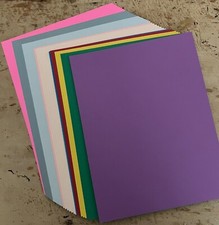 Lot of 48 Sheets New Astrobrights 8 1/2 x 11 Cardstock