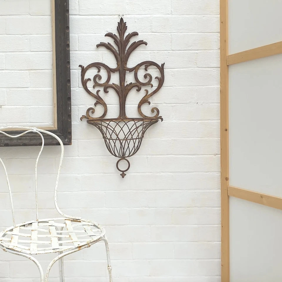 Gilt Rococo 1950s Tole Wall Decoration, Made In Italy. - Image 2 of 4