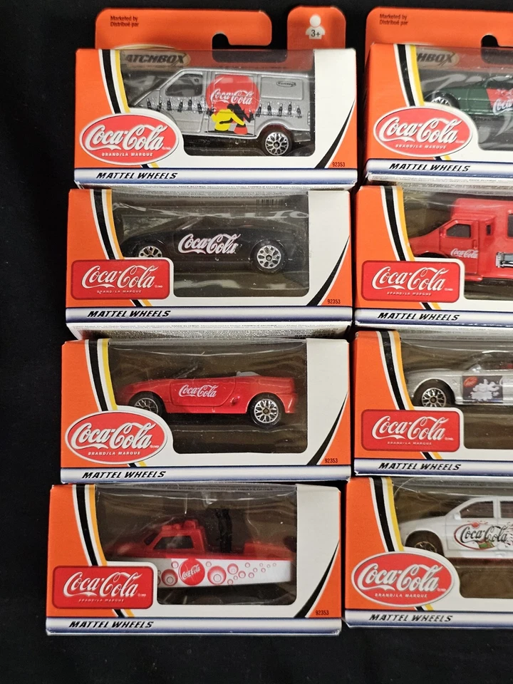 12 - Mattel Wheels Coca Cola Cars 1/64 NIP - Image 4 of 4