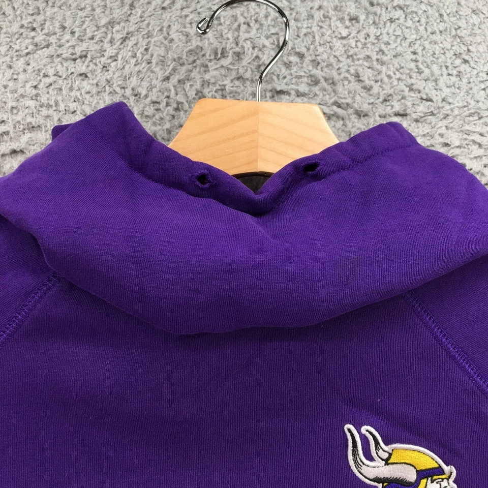 Куртка с капюшоном мужская Mitchell & Ness Minnesota Vikings S фиолетовая с вышитым логотипом - Изображение 4 из 4