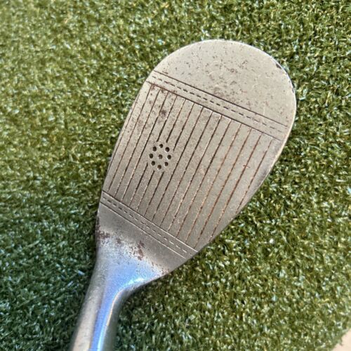 Spalding Brothers Symetric 19 Iron Niblic RH Hickory Shaft Leather Grip Clean+! - Picture 4 of 10
