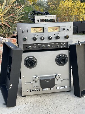 SERVICED Akai PRO-1000 Professional Tape Recorder Reel to Reel & Preamp ...