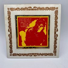 Super Rare Size 4" X 4" Quiet Riot Metal Health Carnival Fair Prize Glass Mirror