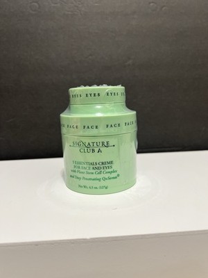 Sealed Signature Club A 5 Essentials cream for face and Eues 4.5 OZ NEW 