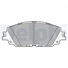 Delphi Bremsbeläge vorne für Lexus Es Ux Toyota Camry Corolla Rav