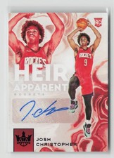 2021-22 Panini Court Kings JOSH CHRISTOPHER /49 RC Auto Heir Apparent Violet