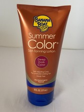 New BANANA BOAT Summer Color Self-Tanning Lotion - Deep Dark Color 6 Fl. Oz.