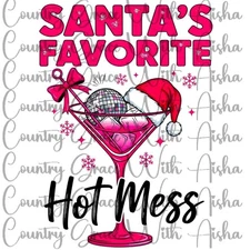 Sublimation Print Christmas Hot Mess Ready To Press Paper Ink Heat Transfer