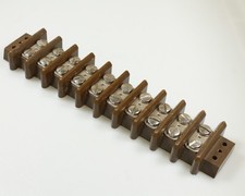 LOT OF FIVE  10-150-GMF CINCH/JONES connector terminal blocks double row