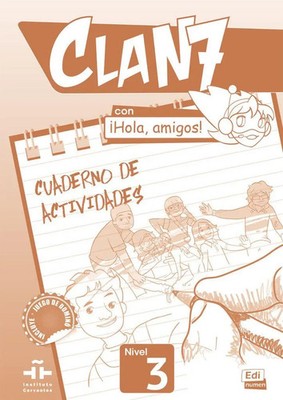Clan 7 con ¡Hola, amigos! 3. Arbeitsbuch + Stick*rbogen Editorial Edinumen Buch