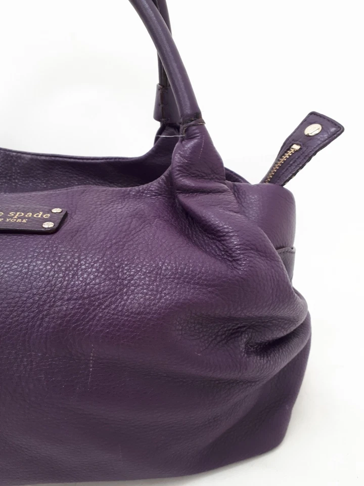 Kate Spade Ladies Purple Leather Handbag Shoulder Bag  - Image 3 of 4