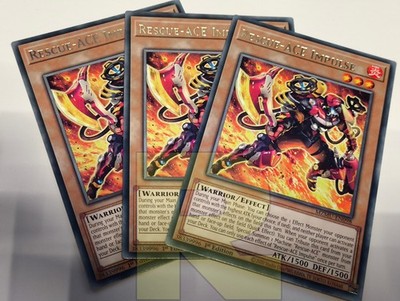 3x Rettungs-Asso Impulse / Rescue-Ace Impulse  Rare  MZMU-EN098  Englisch